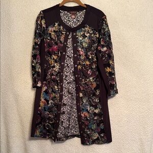Multiples Multicolor Patterned Jacket